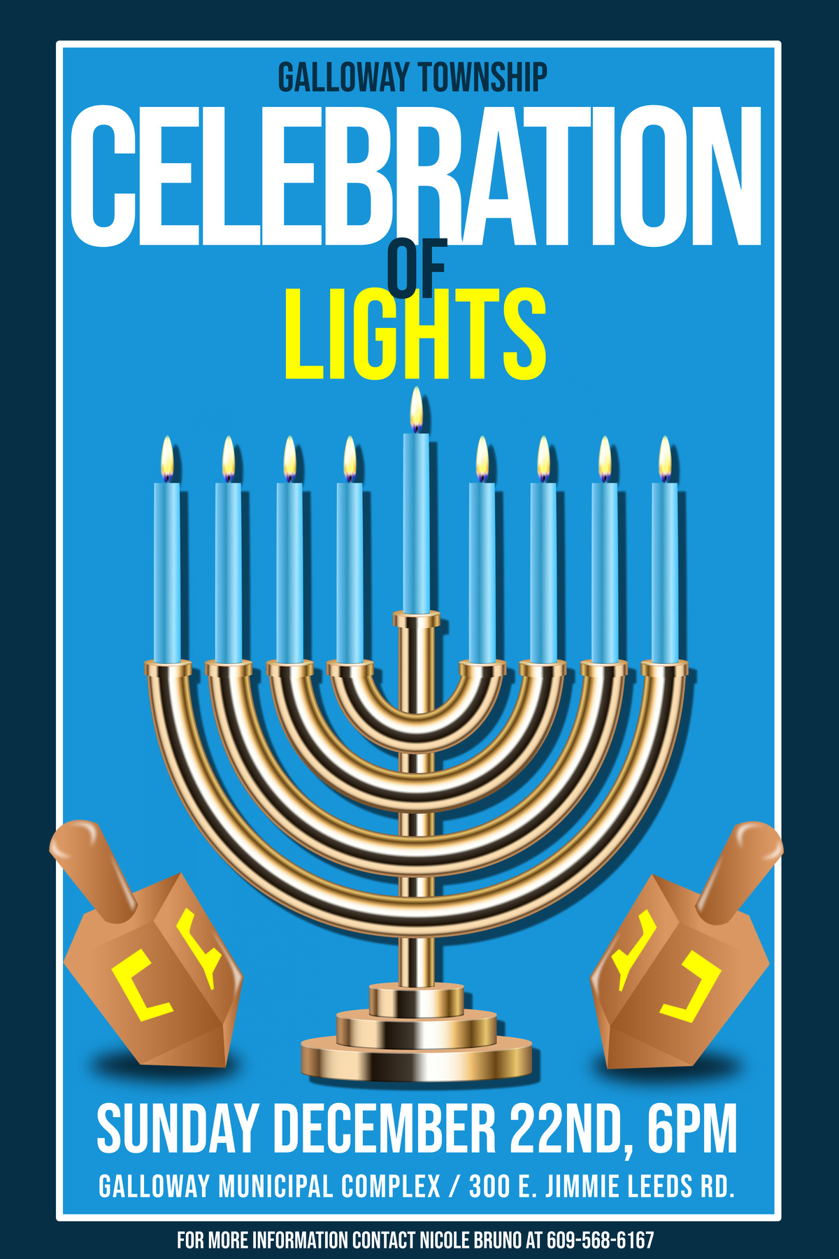 Copy of Hanukkah Celebrations Poster 3