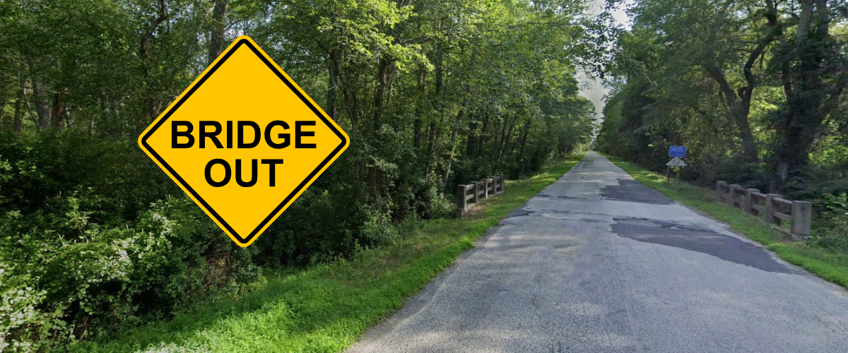 Morses Mill Stream Bridge Closed Until Further Notice