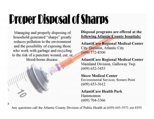 Proper Disposal of Sharps