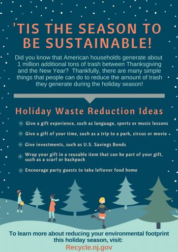 NJDEP, Reducing Holiday Waste