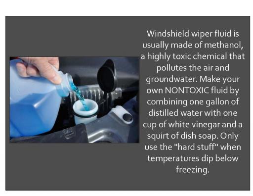 DIY Windshield Wiper Fluid